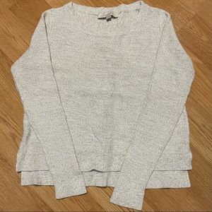 LOFT Beige Heather Knit Sweater